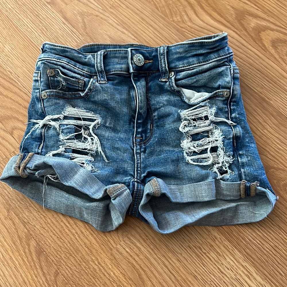 American Eagle Jeans Shorts / Size 00 / Worn Multiple Times